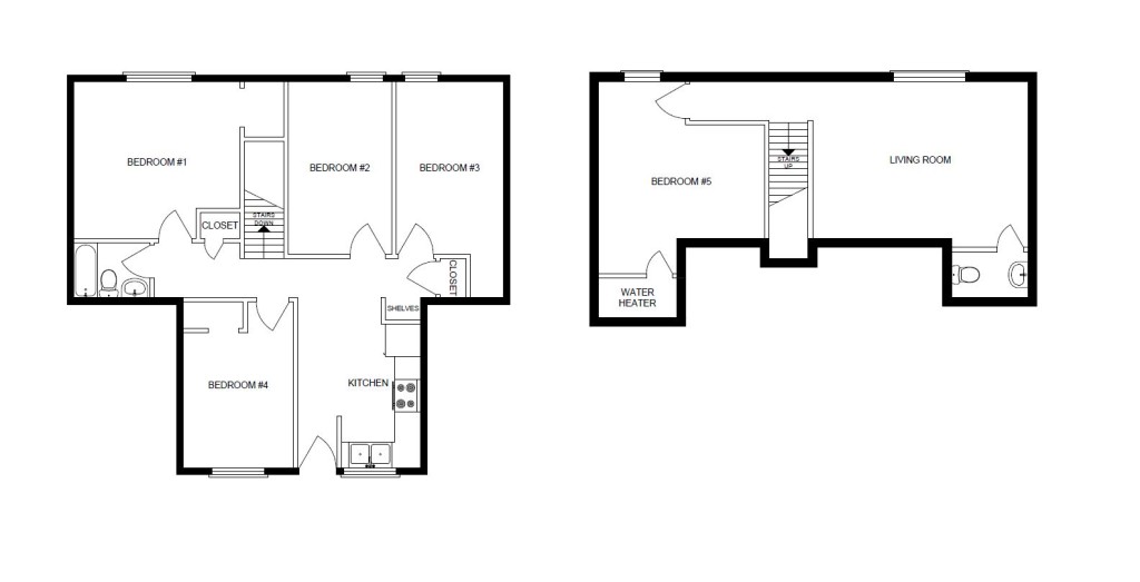 5 bedroom floor plan